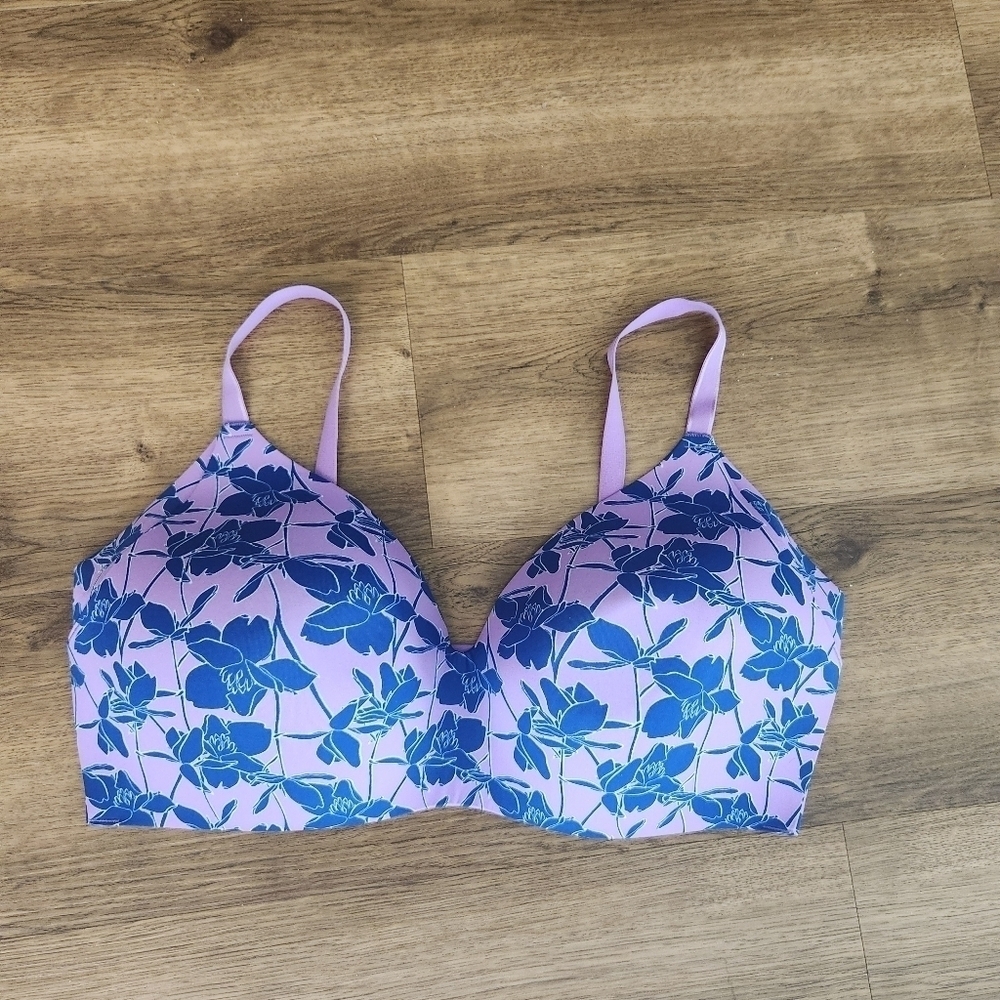 Knix 8 WingWoman Contour Bra Wireless 40D 40DD 40E 42D 42DD 42E Violet Magnolia